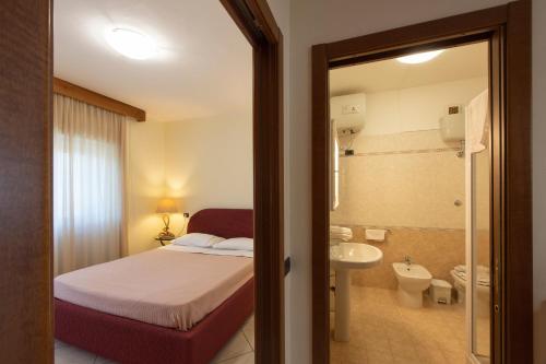 Koupelna v ubytování Dal Sandro B&B
