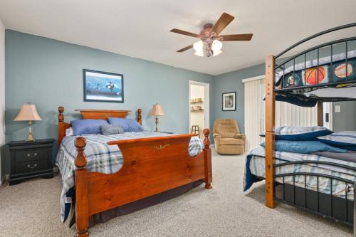 Ένα ή περισσότερα κρεβάτια σε δωμάτιο στο Manhattan Beach Escape