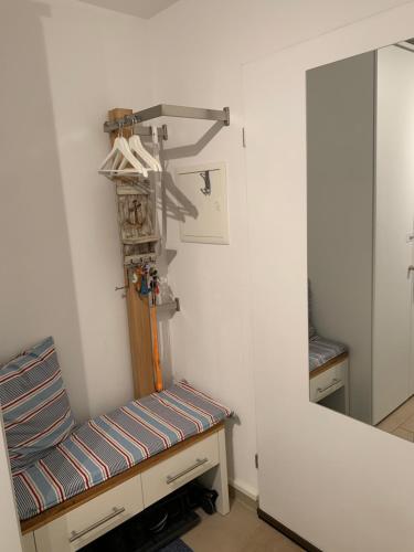 A bed or beds in a room at Allgäu Ankerplatz