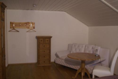 Χώρος καθιστικού στο Ferienhaus Füchslein