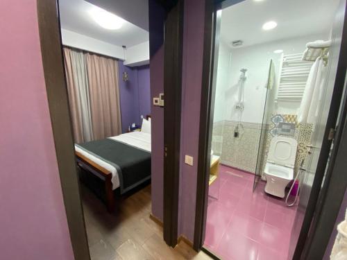 Phòng tắm tại Hotel Linge