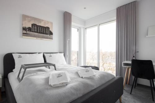 Ліжко або ліжка в номері Apartament 23 Park City