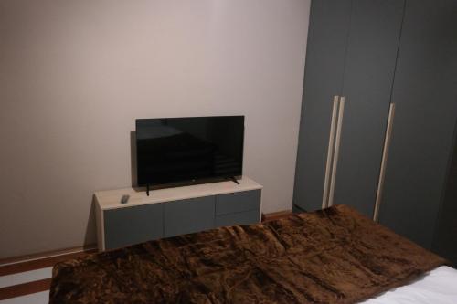 TV a/nebo společenská místnost v ubytování Villa FAMILY