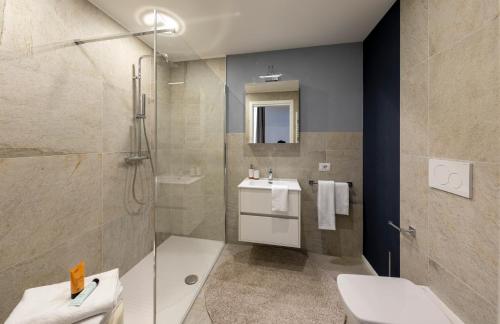 Koupelna v ubytování Residence Casa Coppa Appartamento Iris