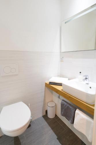 Salle de bains dans l'établissement Hotel Garni Viktoria