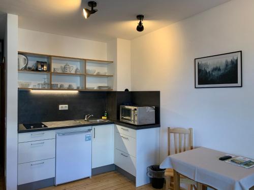 
Küche/Küchenzeile in der Unterkunft Landhotel Rückerhof
