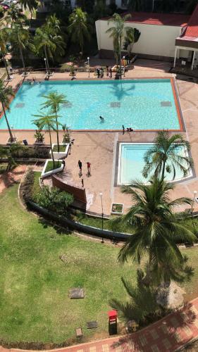 O vedere a piscinei de la sau din apropiere de AF Family Guesthouse