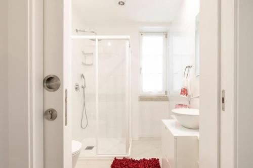 Ένα μπάνιο στο Apartamento Avenida