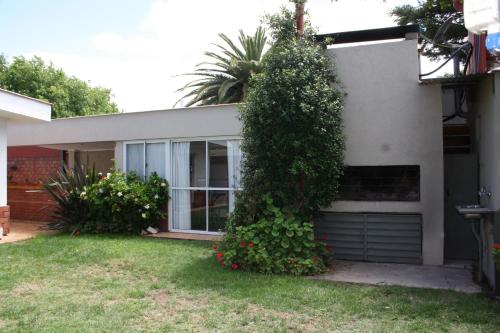 una casa con una gran planta a un lado en Apartamento Alvear en San Rafael