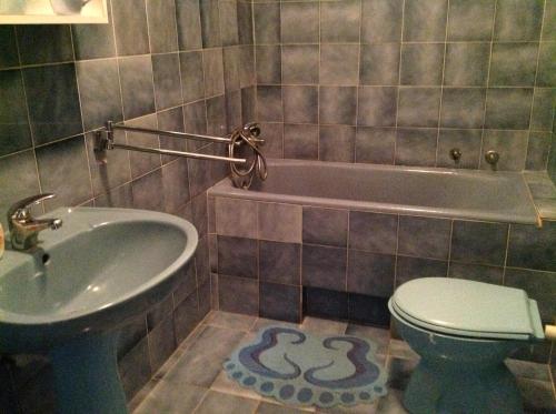 Koupelna v ubytování Apartments Radulović