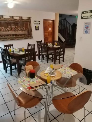 Prostor za sedenje u objektu Novohostal B&B