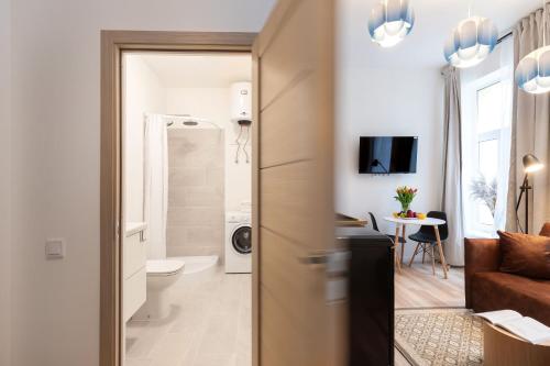 Kylpyhuone majoituspaikassa #stayhere - Modern & Central Studio Apartments