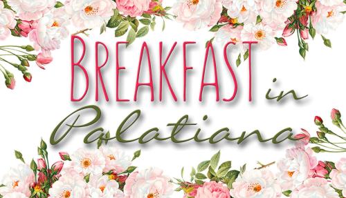 una corona de flores rosas con las palabras desayuno en valhalla en "Palatiana Agriturismo-Philoxenia Cottages", Private Nature Retreats en Galini