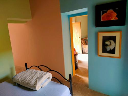 Postel nebo postele na pokoji v ubytování Gîte hicking bas