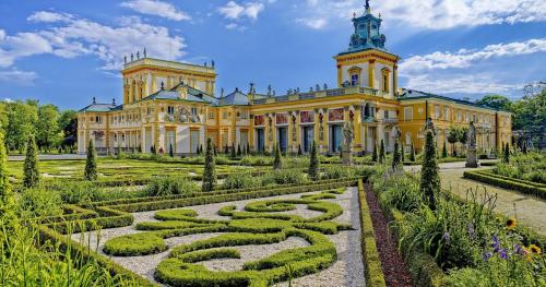 Zahrada ubytování Wilanów Garden Apartment