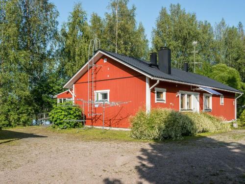 Bygningen som feriehuset ligger i