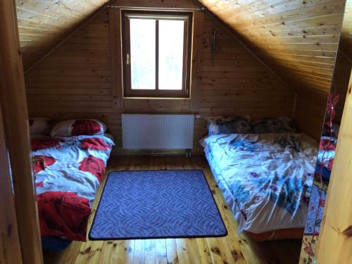 Postel nebo postele na pokoji v ubytování Inni Järve Puhkemaja