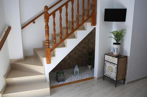 Μια τηλεόραση ή/και κέντρο ψυχαγωγίας στο Casa Pano Beach House