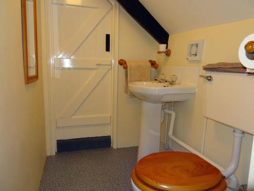 Kúpeľňa v ubytovaní Lew Quarry Cottage