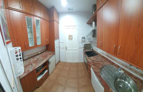 Kuchyň nebo kuchyňský kout v ubytování Apartamento loft tendillas