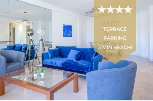 2Br Apartment 100m from Beaches Terrace & Parking