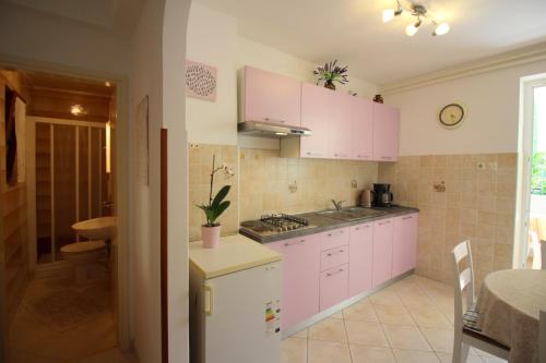 Kuchyň nebo kuchyňský kout v ubytování Apartment Radojka L near city centre