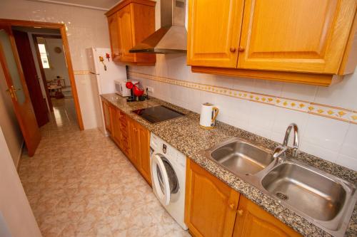 Dapur atau dapur kecil di Moraira Apartment