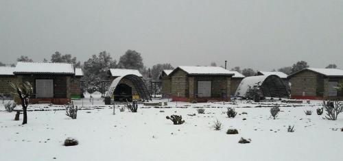 Το Cabañas Bosques del Cóndor La Rumorosa Baja California τον χειμώνα