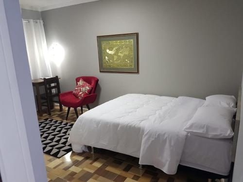 Ліжко або ліжка в номері HOTEL CATARINA BAURU