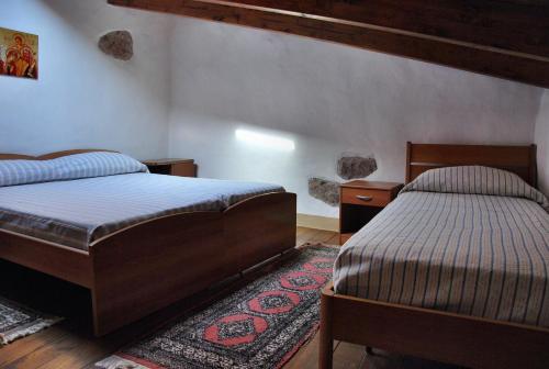 Tempat tidur dalam kamar di Casa Castori