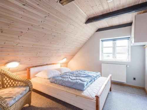 Postel nebo postele na pokoji v ubytování Holiday home Nørre Nebel CXLV