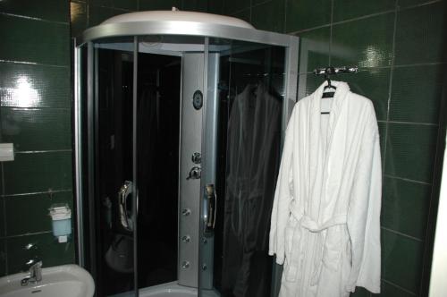 Koupelna v ubytování Bella Donna Hotel