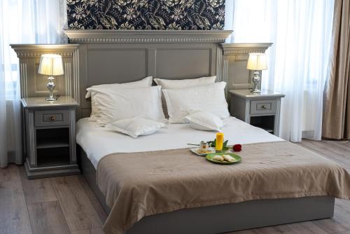 Postel nebo postele na pokoji v ubytování Carul din Stele