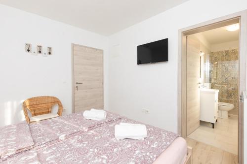 Koupelna v ubytování Apartments Brig perfect countryside holiday!