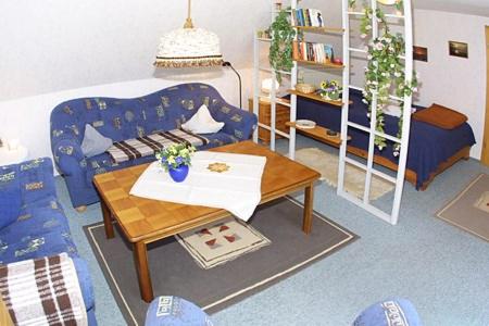 Posezení v ubytování Ferienwohnung im Haus Riegstra