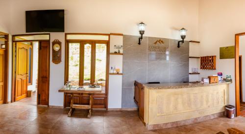 Kuchyň nebo kuchyňský kout v ubytování Hotel Campestre Cordillera de los Andes