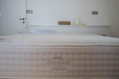 a close up of a mattress in a room at Blue Calm Luxury Villa in Sifnos in Artemonas