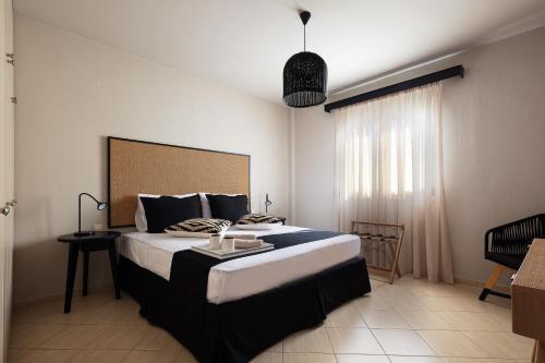 Tempat tidur dalam kamar di Villa Nero