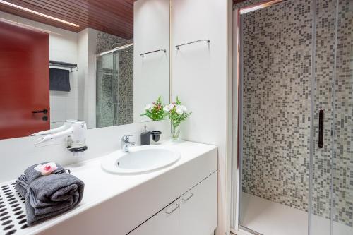 A bathroom at Appartamento Centrale vicino a Humanitas e Forum Assago