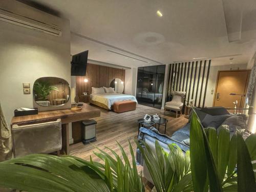 Posezení v ubytování Trokadero Boutique Hotel