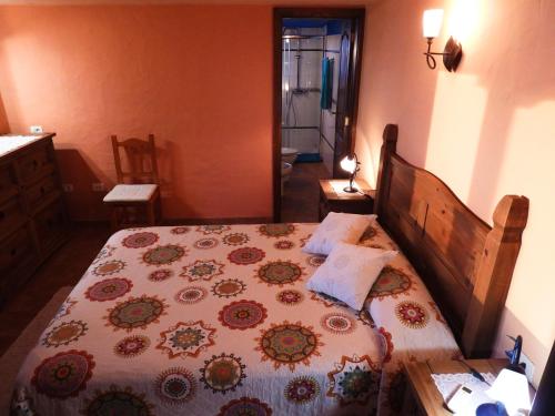Postel nebo postele na pokoji v ubytování Villa Las Flores by Rural La Palma