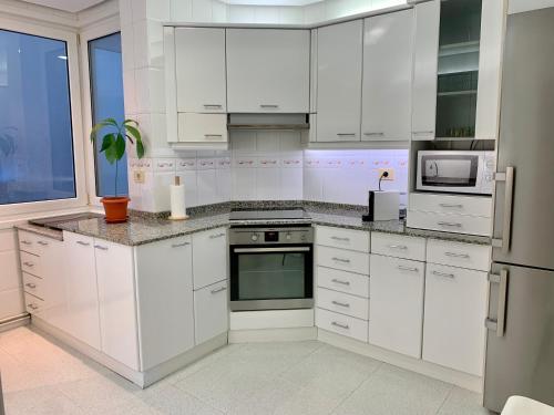 Кухня или мини-кухня в Habitación privada en Bilbao Centro
