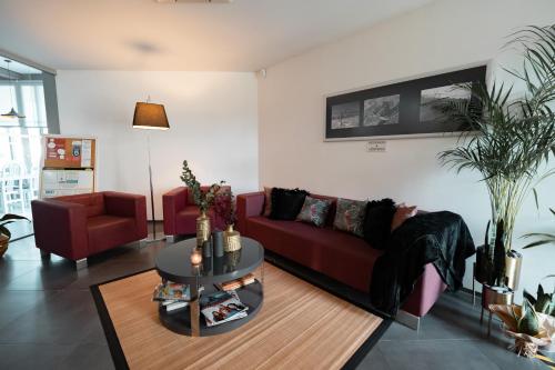 Svetainės erdvė apgyvendinimo įstaigoje Hotel A Ponte