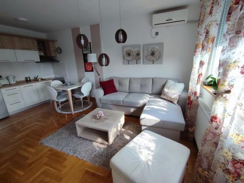 Posezení v ubytování Apartment Rosa
