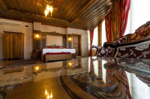 Katil atau katil-katil dalam bilik di Grand Cappadocia Hotel