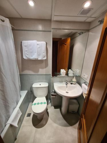 Koupelna v ubytování Hostal Las Nieves