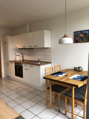 Köök või kööginurk majutusasutuses Apartments Schnepel