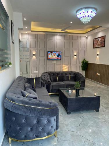 Posezení v ubytování Crescent Inn