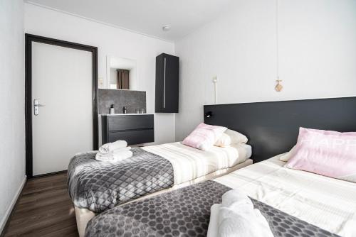 Cama o camas de una habitación en Bruist