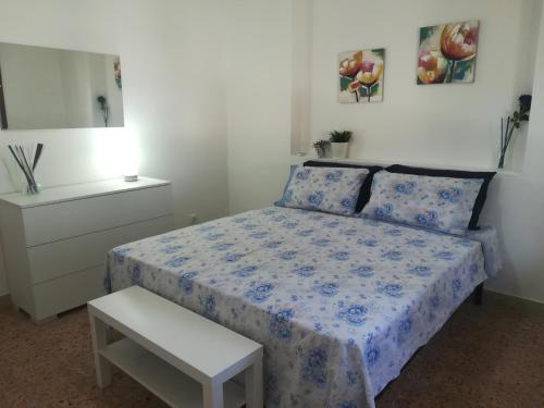 A bed or beds in a room at VillAmar